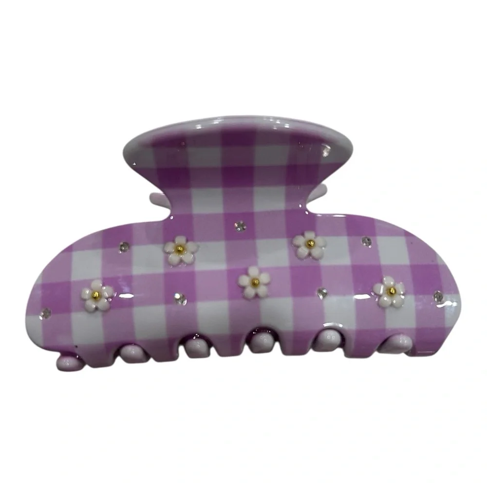 Emi Jay Sweetheart Hair Clip – Daisy Pink Picnic Edition - Picture 1 of 3